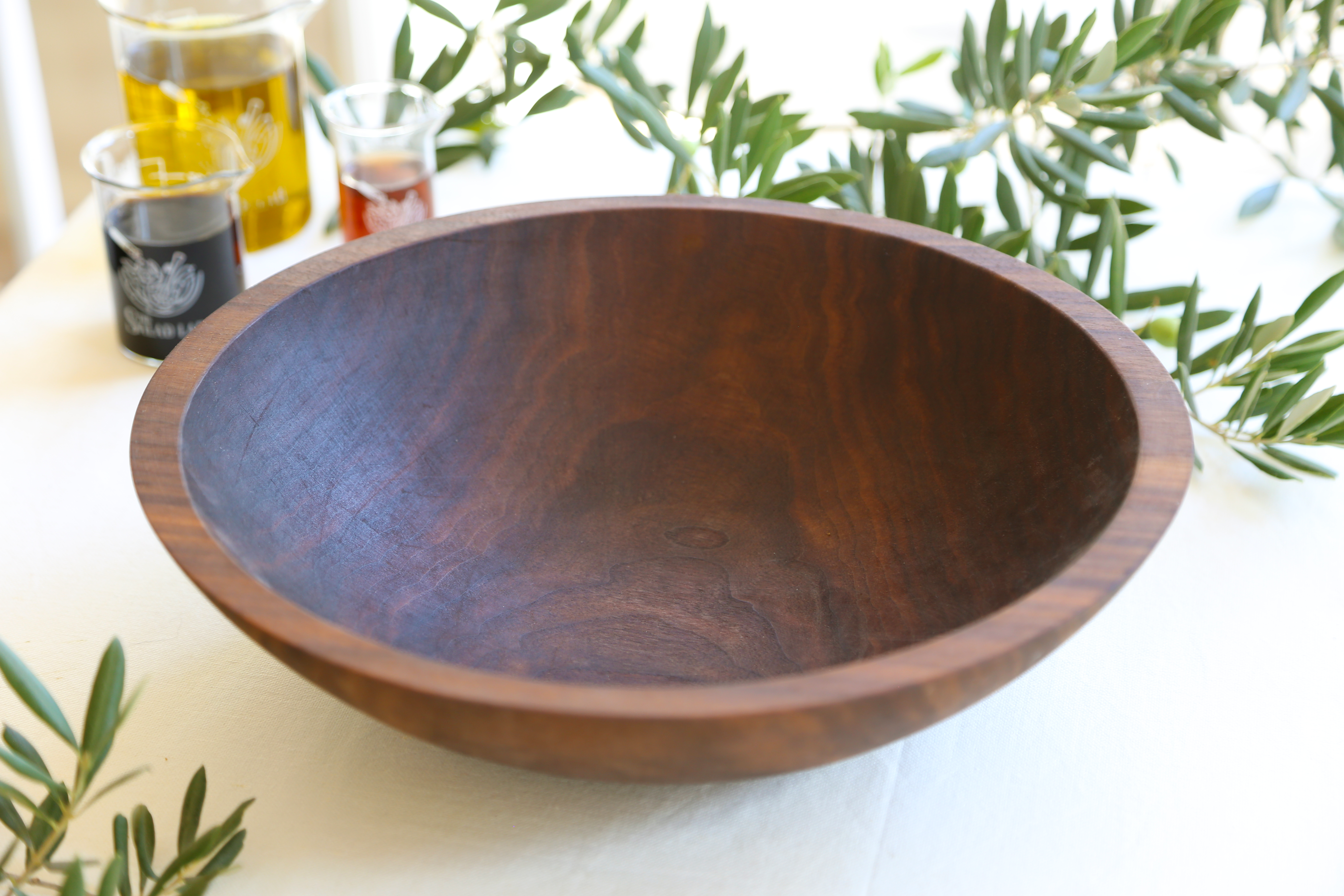 The Salad Lab 15" Walnut Bowl